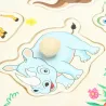 Les animaux de caricature - jouets de puzzle pour enfants